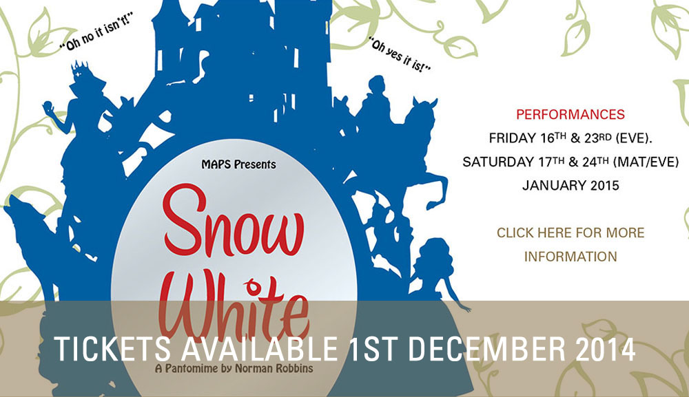 Tickets Available 1st December 2014