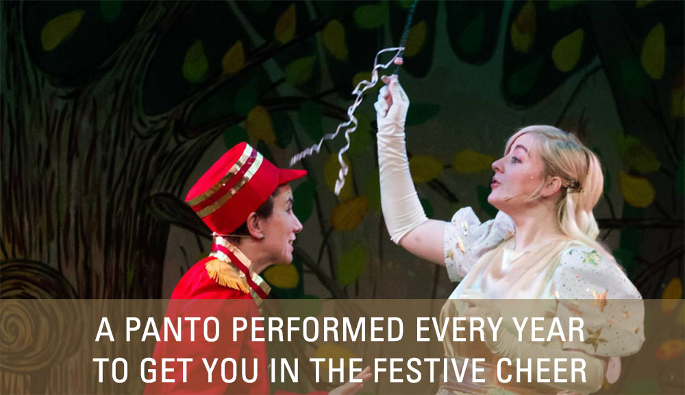 A panto show performed every year to get you in the festive cheer